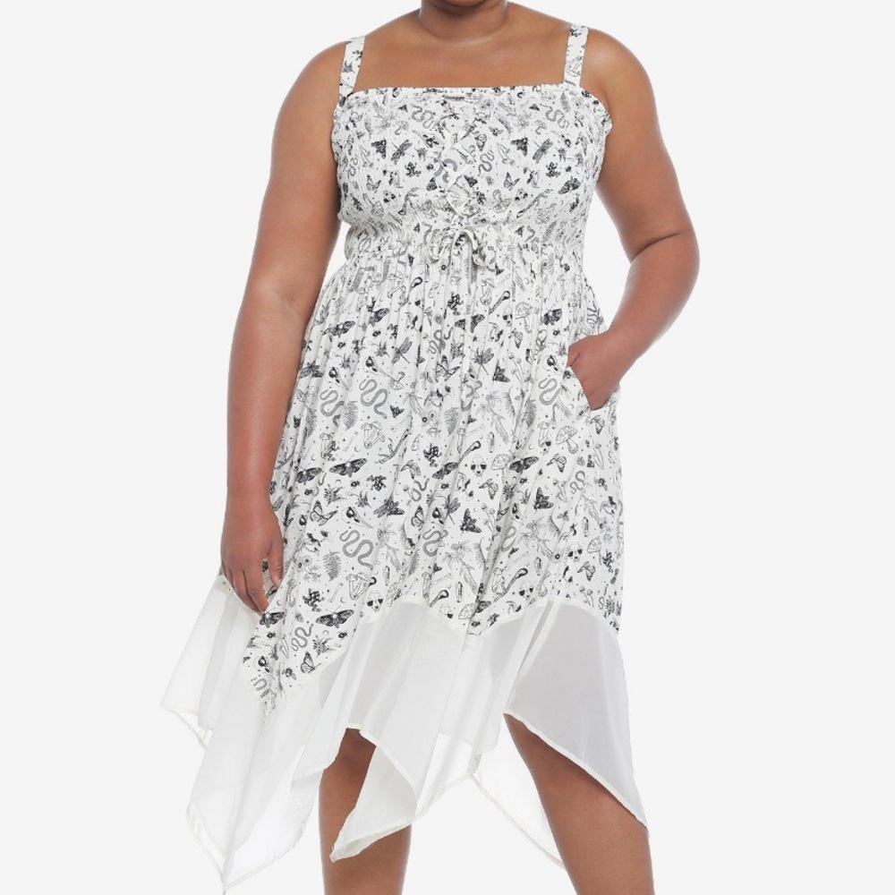 ISO ivory cottage core hanky hem dress